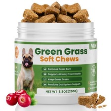 Dog Urine Neutralizer for Lawn   Green Grass Dog Chews to Prevent Yellow Spots 