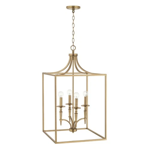 Capital Lighting 542641 Abbie 4 Light 18"W Pendant - Brass - Picture 4 of 10