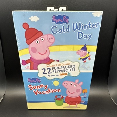 Peppa Pig Cold Winter Day Sunny Vacation DVD Widescreen English eOne NTSC