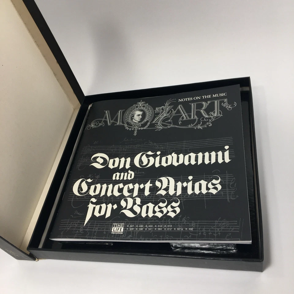 1980 Time Life Mozart Don Giovanni & Concert Arias for Bass 5 Cassettes +Booklet - Image 4 of 4