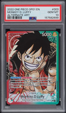 Luffy OP01-003 Leader AA pre-errata — eBay listing photo