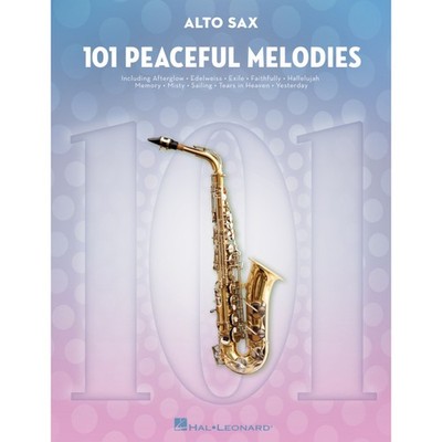 Hal Leonard 101 Peaceful Melodies for Alto Sax - Noten Sammlung für