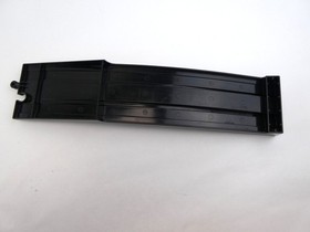 Lego Duplo Black Train Track Junction, Bridge End, and 4 Short Straight Track