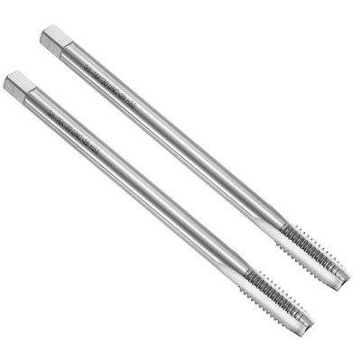 2pcs Straight Flute Taps 3/8-16 UNC Thread 5'' Extra Long Screw Tapping