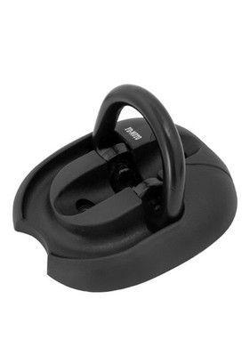 FD-MOTO gehärteter Flip Up/Down Stahl Boden Wand Kette Anker schwarz matt 