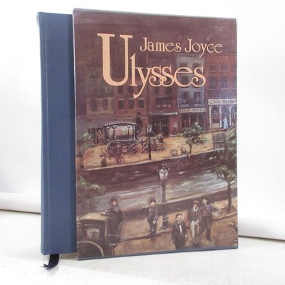 Ulysses James Joyce Collectors Edition Slipcase Book of Month Club Illustrated