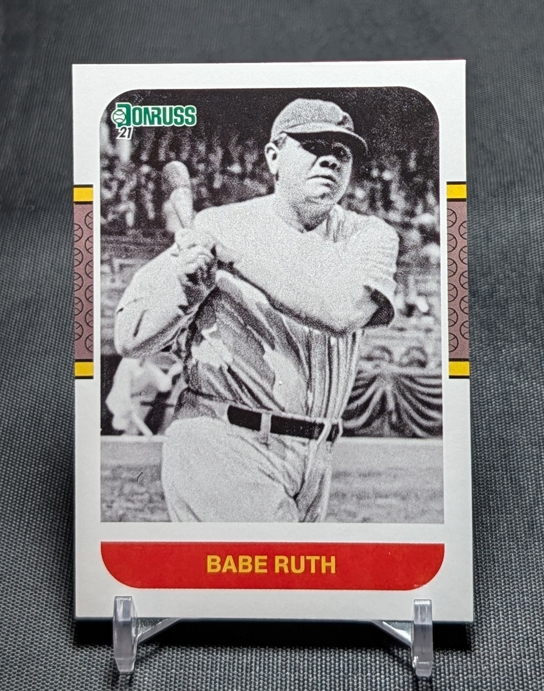 Babe Ruth 1987 Retro Throwback 2021 Panini Donruss Baseball 228 New York Yankees
