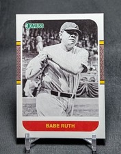 Babe Ruth 1987 Retro Throwback 2021 Panini Donruss Baseball 228 New York Yankees