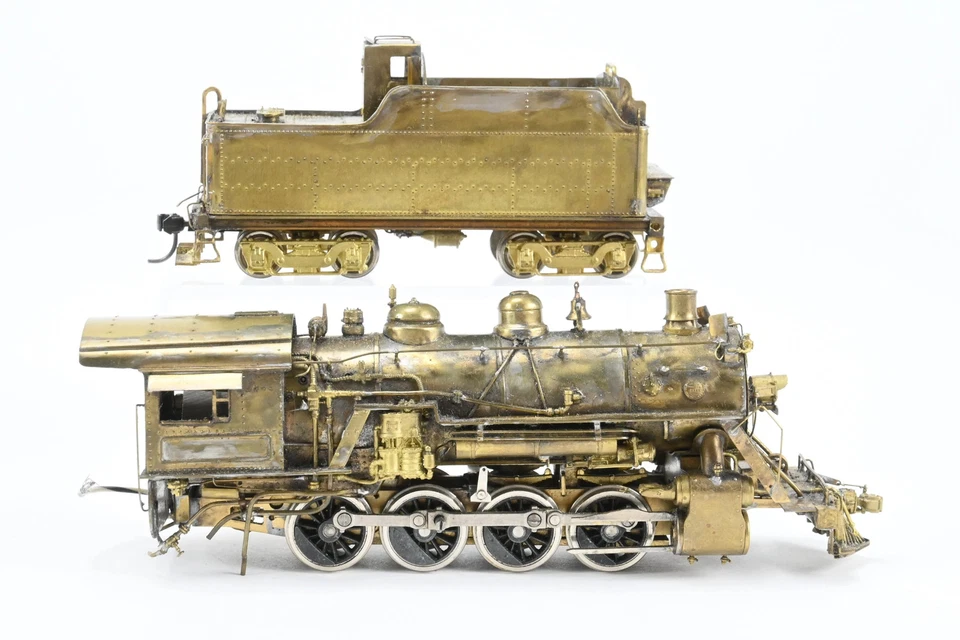 Cinturón de algodón HO latón personalizado Joe G. Collias SSW 2-8-0 581 COMO ESTÁ SIN CAJA DE CAMBIOS DE MOTOR Foto 2 de 4