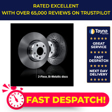 Disco freno singolo ventilato adatto per AUDI RS6 4F2, 4F5 5.0 anteriore 08 a 10 BUH 390mm nuovo