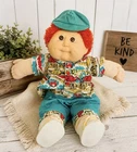 New ListingVintage 1980s COLECO Cabbage Patch Kids Doll Red Hair Boy w/ Outfit Signed