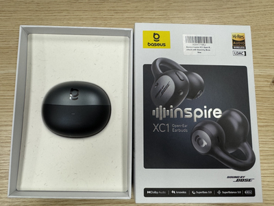 Baseus Inspire XC1 Open Ear Clip-On Earbuds, Sound by Bose, Dolby