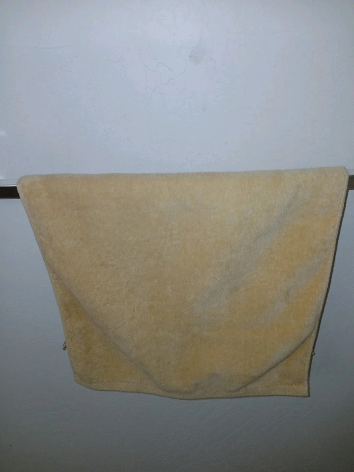 Toalla de mano Croscill dorada con banda de flecos de oro borgoña 19" X 11" Foto 4 de 4