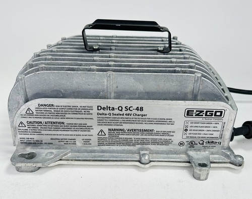 EZGO Delta-Q SC-48 48V Golf Cart Charger 919-4810 3-Pin Tested OEM