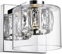 Chrom Durchsichtig Glamour Moderne Wandleuchte Leuchter 3000K 450Lm