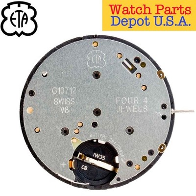 Genuine ETA G10.712 Swiss Made Quartz Movement, (Multiple Variations) NEW!