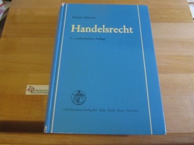 Handelsrecht. von Schmidt, Karsten : 177051