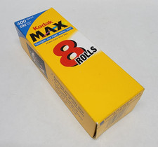 Kodak Max 35mm 400 Speed Film 8 Rolls 192 Exposures - New / Sealed - Exp 09-2005