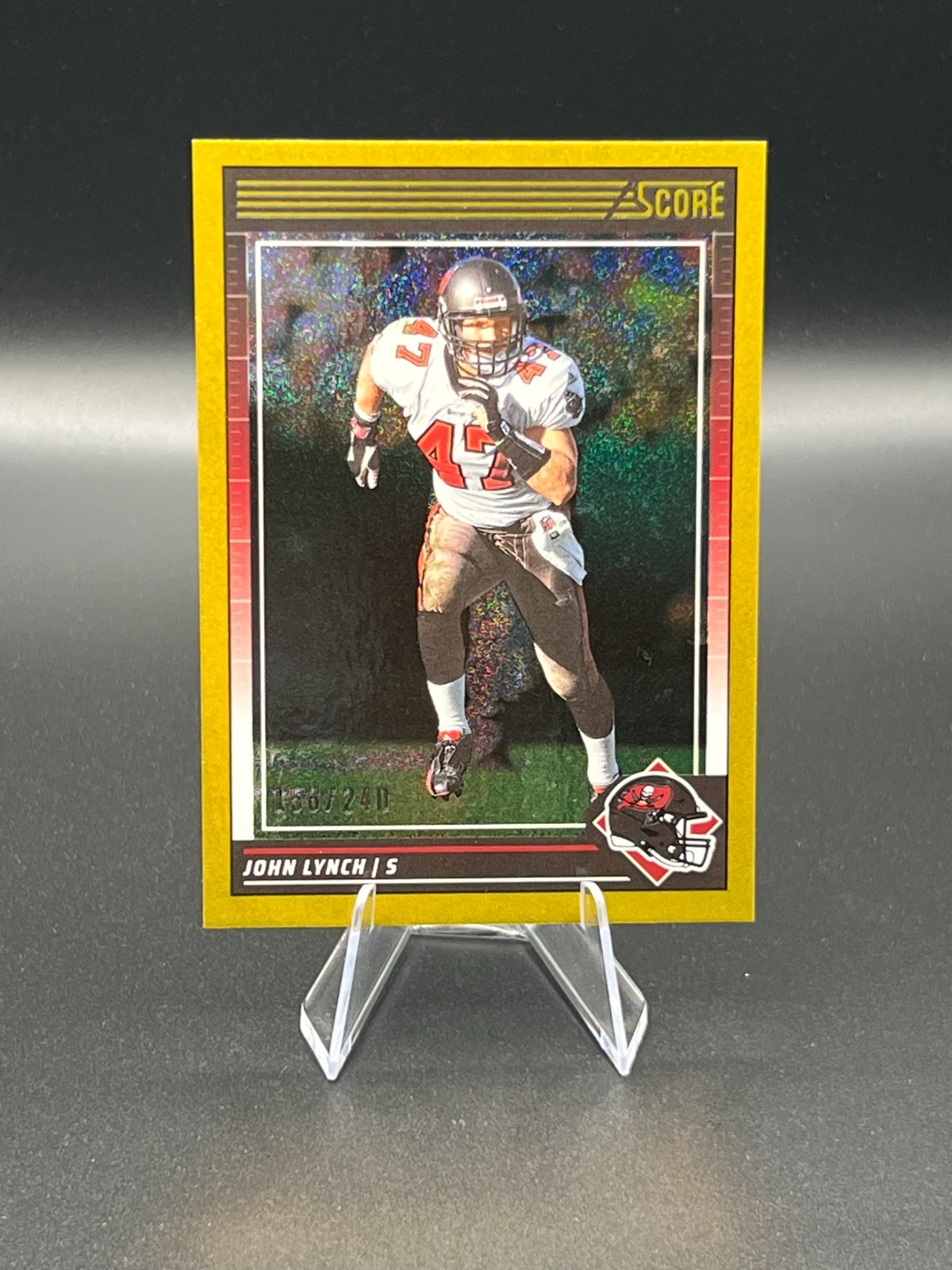 2024 Panini Score - John Lynch #270 Gold Dots /240 - Buccaneers