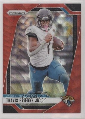 2024 Panini Prizm Red Wave Prizm 92/149 Travis Etienne Jr #130 11oh