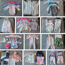 Lot of 70 Baby Girl Clothes  Sizes 6 Months  6  9 Months  Excellent Condition
