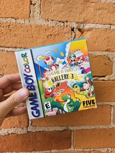 Game and Watch Gallery 3 Gameboy Color Box And Inserts ONLY See Pics Free Ship