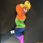 Ty Beanie Babies Inch Rainbow Worm Plush Beanbag Toy 1995 Vintage Age 3+ Mint