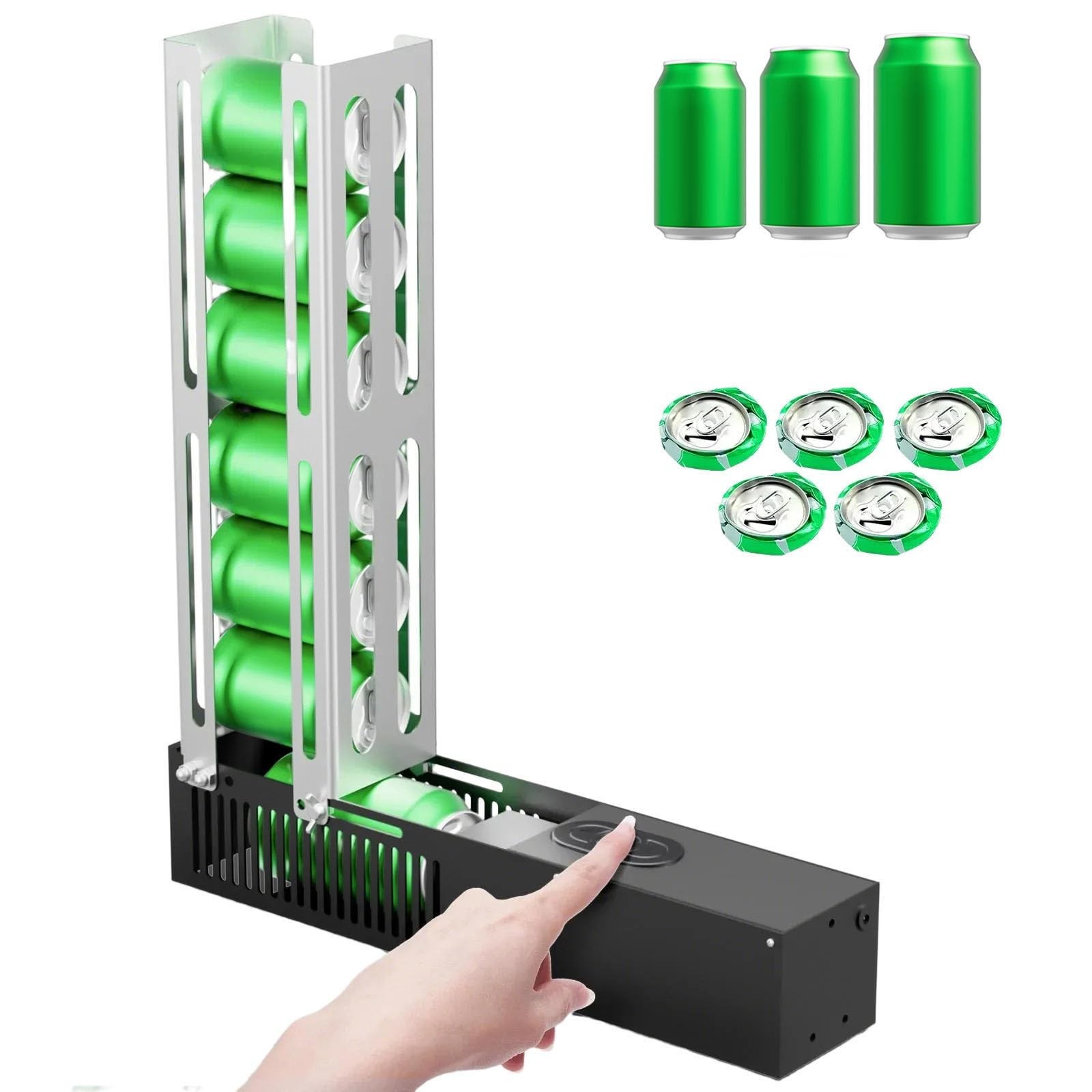 Electric Can Crusher, Automatic Can Compactor for Recycling 8oz, 12oz, 16oz, ...