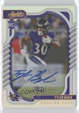 2022 Panini Absolute Rookies Spectrum Signatures /100 Tyler Badie #199 Auto 0cv