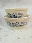 Stunning Homestead Pyrex Bowl set Two bowls-403 And 402 Rare Highly Speckled