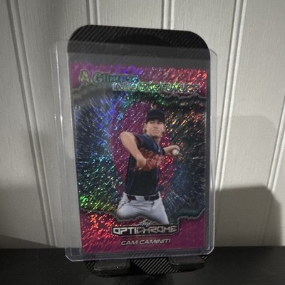 Leaf Optichrome A Glimpse Into the Future Cam Caminitti Insert Baseball Card 1/1