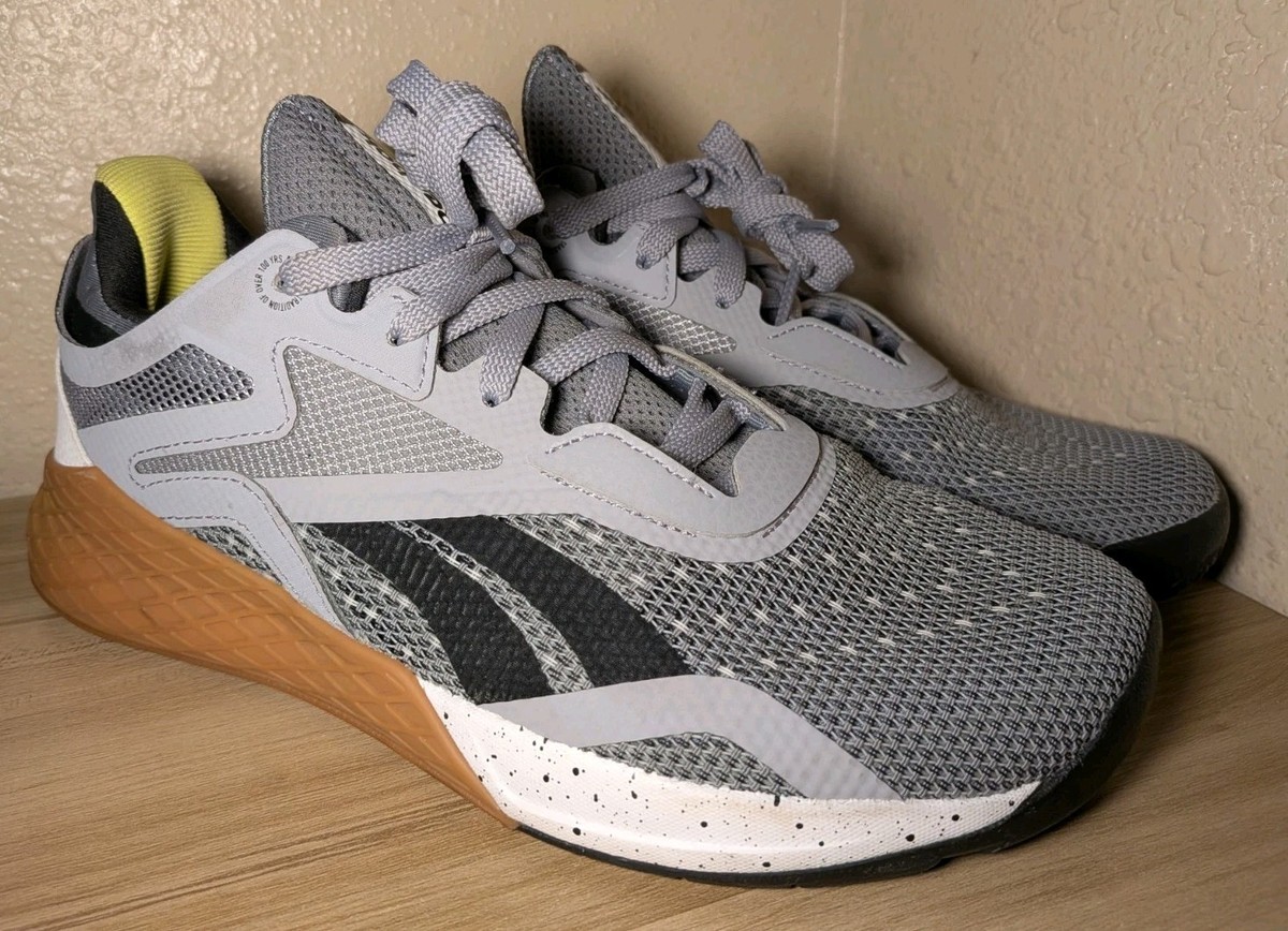 Reebok Nano X 10 Cross Training Shoes Sneaker Men's Size 7 Gray
