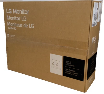 NEW LG 22BL450Y-B Digital Signage MONITOR 22" Full HD 1920x1080 60 Hz HDMI DP - Image 1 of 3