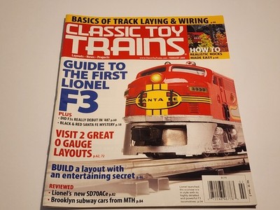 Classic Toy Trains Magazine February 2009 Guide To The First Lionel F3