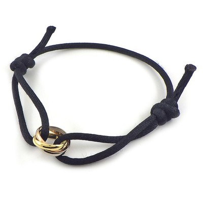 Cartier Bracelet Trinity B6016700 750(18K) Tri-Color Gold Cotton cord