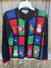 Vintage Jack B Quick Christmas Sweater Size Medium Free Shipping