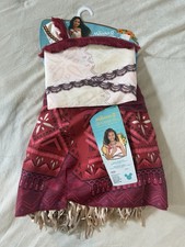 Disney Moana 2 Moana s Adventure Costume Dress Up Outfit Girls 4-6X NWT