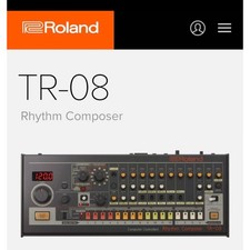 Roland TR-8 Rhythm Performer Drum Machine 16-Step Sequencer w/AC Adapter openBox
