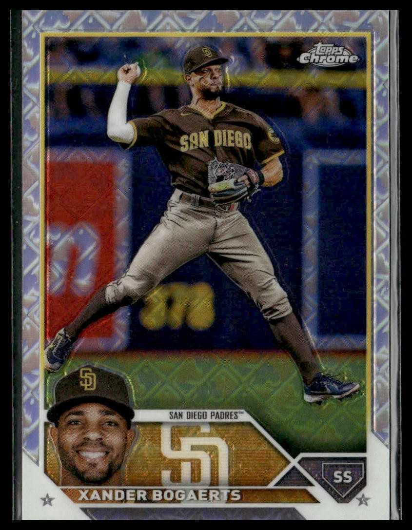 Xander Bogaerts 2023 Topps Chrome Logofractor Edition #44 San Diego Padres