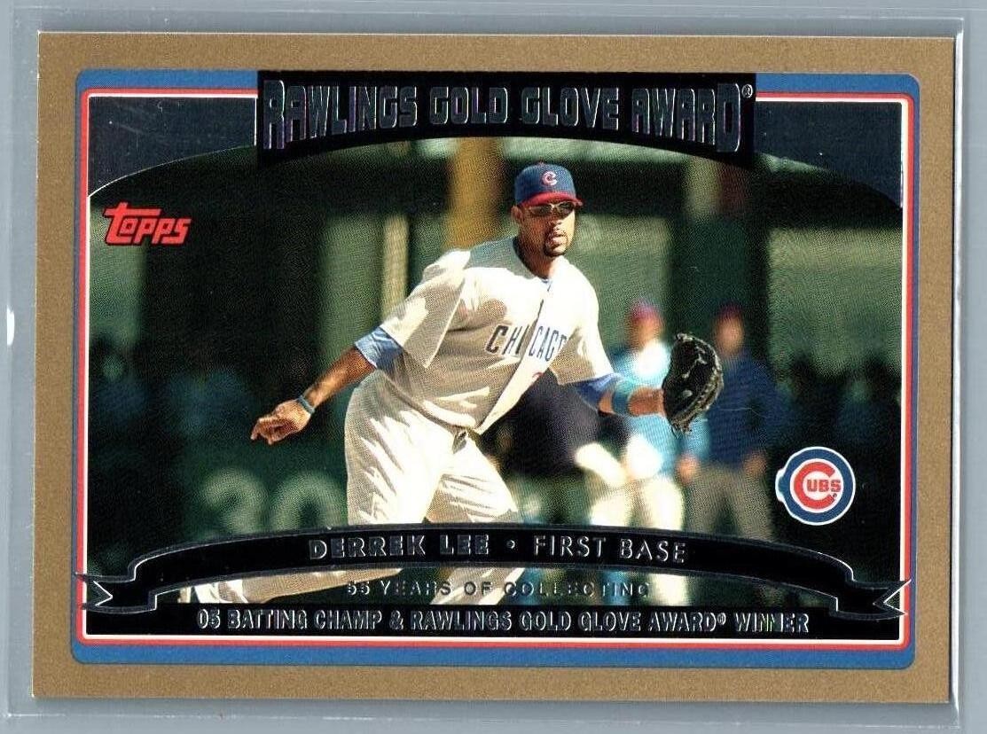 Derrek Lee 2006 Topps #253 Gold #/2006 Cubs