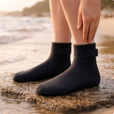 neopren-tauchsocken wickelriemen knöchelhohe neoprenschuhe nähte für tauchen