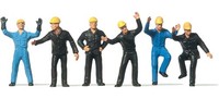 Preiser 14105 H0 Spur Eisenbahn Rangierer Figuren-Set