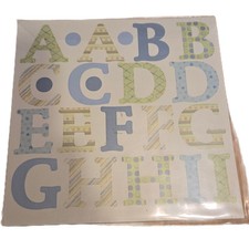 Creative Memories Baby BOY Soft ABC Monograms 2007 12" NOS Sealed Made in USA