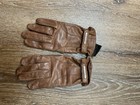 Harley Davidson Womens Brown Leather Motorcycle Gloves Size Small Excellent Cond — photo 1