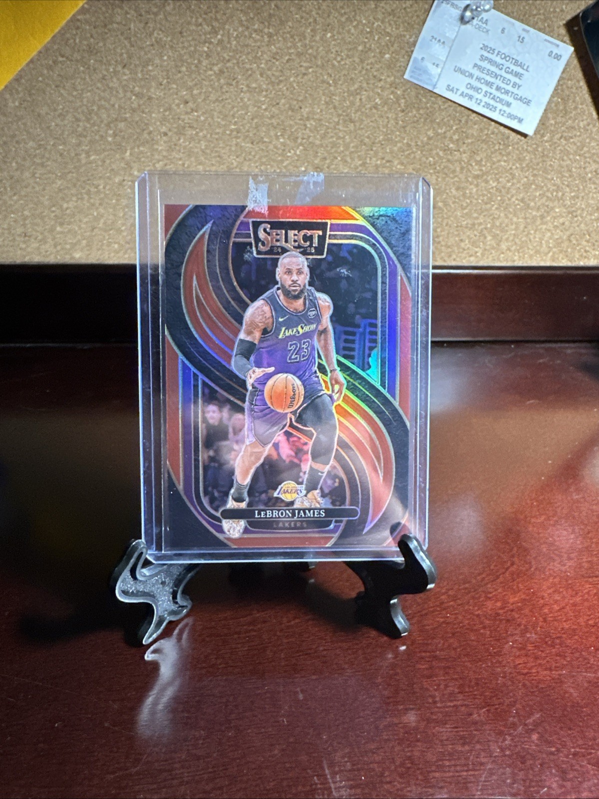 2024-25 Panini Select - Premier Level LeBron James #111 Red Prizm /199