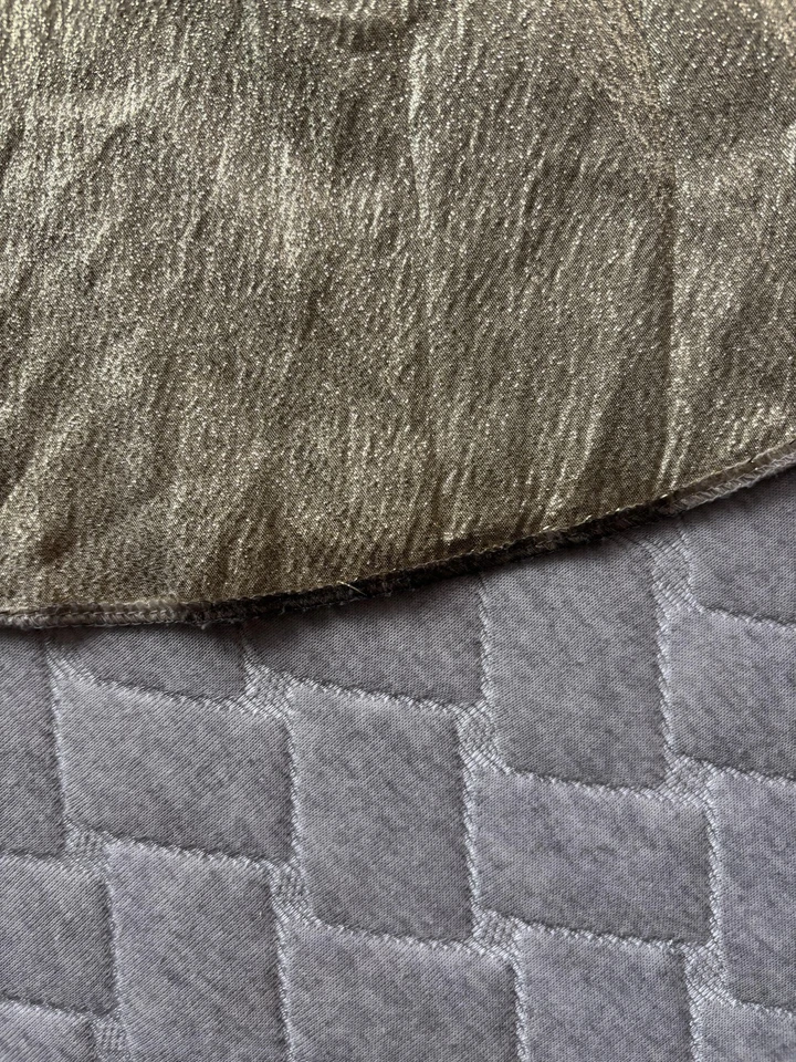 Vestido Jessica McClintock Gunne Sax para mujer 3/4 dorado metálico halter hecho en EE. UU. Foto 4 de 4