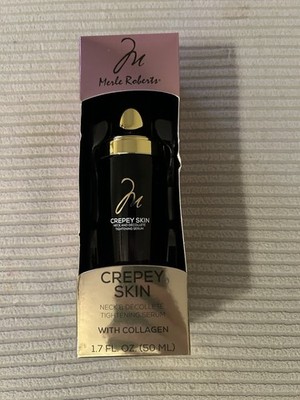 Crepey Skin Neck Décolleté  Tightening Serum W Collagen 1.7Fl.Oz. Merle Robert s