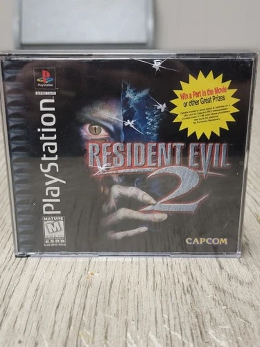 Resident Evil 2 Sony PlayStation 1 (PS1, 1998) No Manual Black Label *Tested*