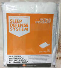 Hospitology FULL SIZE MATTRESS COVER Zippered Waterproof Bedbugs Allergens