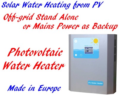 2KW Off-grid Stand Alone PV Photovoltaic Solar Hot Water Heating